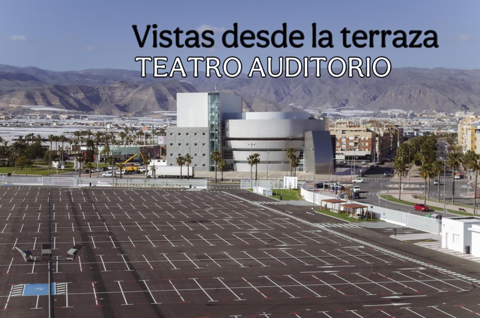 Atico Junto Al Teatro Auditorio De Roquetas De Mar Kültér fotó
